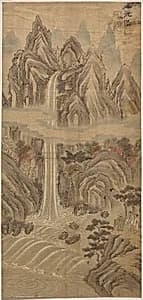 Nine-Dragon Falls by Han Unpyeong (Korean)