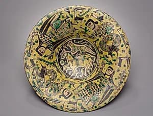 Nishapur Figural Bowl by Unknown Artist