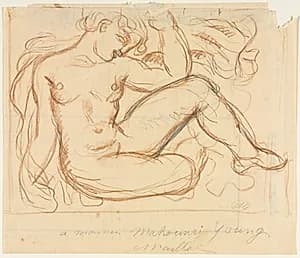 Nude Study  by Aristide Maillol (French, 1861–1944)