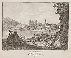 Ober-oesterreich, Stadt Grein by Jakob Alt (Austrian, 1789–1872)