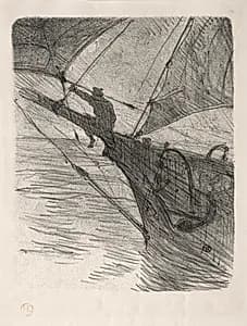 Oceano Nox by Henri de Toulouse-Lautrec (French, 1864–1901)