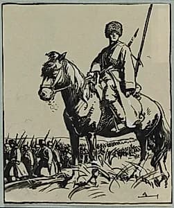 Officier de Cosaques by Auguste Louis Lepère (French, 1849–1918)