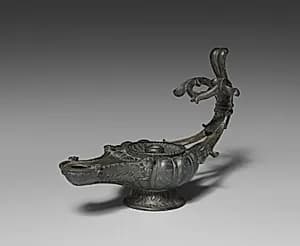 Oil Lamp by Unknown Artist