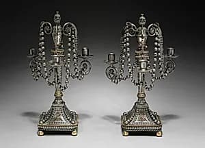 Pair of Candelabra by Unknown Artist