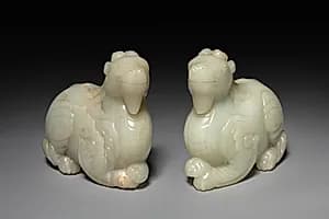 Pair of Fantastic Animals by Unknown Artist