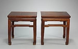 Pair of Stools by Unknown Artist