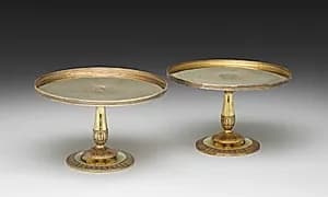 Pair of Tazza by Pietro Paolo Spagna (Italian, 1793–1861)