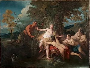 Pan and Syrinx by Jean François de Troy (French, 1679–1752)