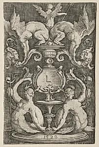 Panel of Ornament by Lucas van Leyden (Dutch, 1494–1533)