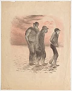 Paris Scenes and Murderers by Adolphe Léon Willette (French, 1857–1926)