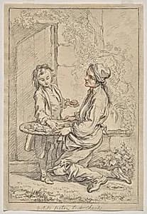 Pastries, Talmouses, All Hot by François Boucher (French, 1703–1770)