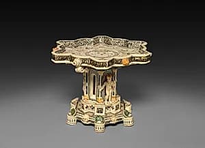 Pedestal Dish by Saint-Porchaire (French)