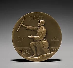Petain Medal (reverse)