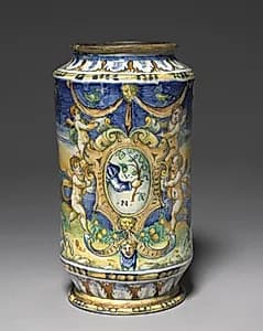 Pharmacy Jar (Albarello) by Domenego da Venezia  (Italian)