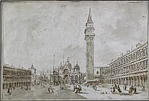 Piazza San Marco, Venice by Francesco Guardi (Italian, 1712–1793)