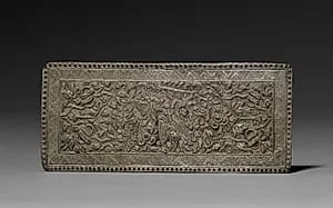 Pillow-end Plate by Unknown Artist