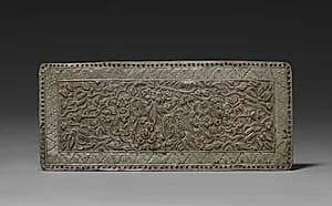 Pillow-end Plate by Unknown Artist
