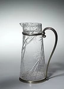 Pitcher by Baccarat glasshouse (French)