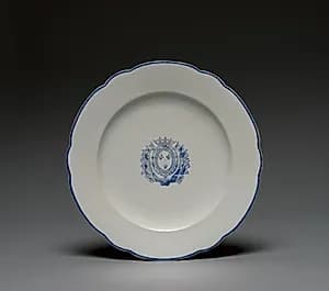 Plate (Assiette) by Chantilly Porcelain Factory (French)