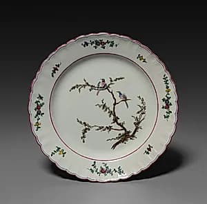 Plate by Joesph- Gaspard Robert Factory (French)