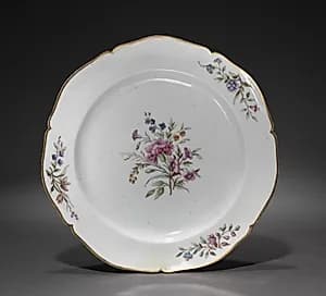 Plate by Vincennes Porcelain Factory (France, 1740–56)