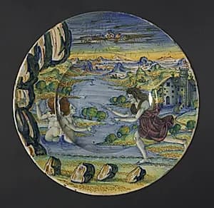 Plate: Diana and Acteon