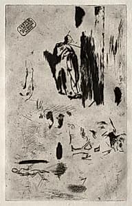 Plate with Sketches by Jean-François Millet (French, 1814–1875)