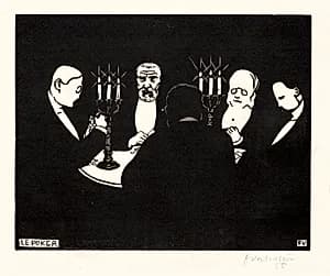 Poker by Félix Vallotton (Swiss French, 1865–1925)
