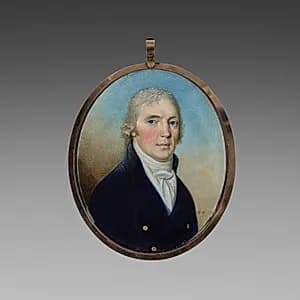 Portrait of a Man by Thomas Hazlehurst (British, c. 1740-c. 1821)