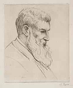 Portrait of Craibe Angus by Alphonse Legros (French, 1837–1911)