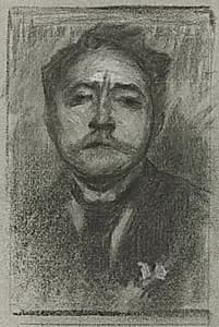 Portrait of Jean Ajalbert by Eugène Carrière (French, 1849–1906)