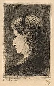 Portrait of Mrs. Israëls by Jozef Israëls (Dutch, 1824–1911)