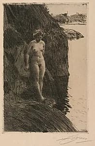 Precipice by Anders Zorn (Swedish, 1860–1920)