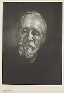 Puvis de Chavannes by Eugène Carrière (French, 1849–1906)