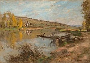 Quai au Sable, Chartèves by Léon Augustin Lhermitte (French, 1844–1925)