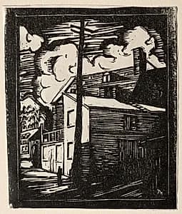Quebec Buildings by Thomas Morrison Marker (American, b. 1901)