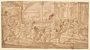 Rape of the Sabines by Unknown Artist