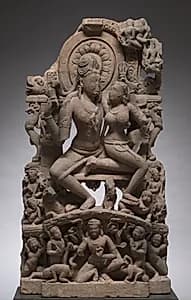 Ravana Shaking Mount Kailasa by Unknown Artist