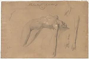 Reclining Female Nude by William-Adolphe Bouguereau (French, 1825–1905)