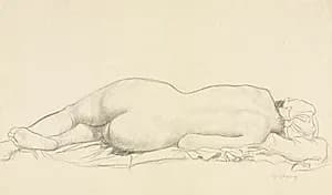 Reclining Nude by William Strang (British, 1859–1921)