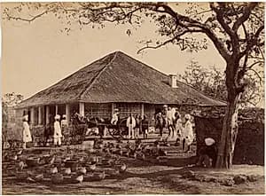 Reverend Loche at Neemuch by Raja Deen Dayal (Indian, 1844–1905)
