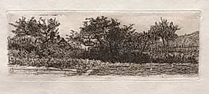 Roofs and Trees by Otto H. Bacher (American, 1856–1909)