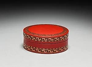 Round Box with Lid by Unknown Artist