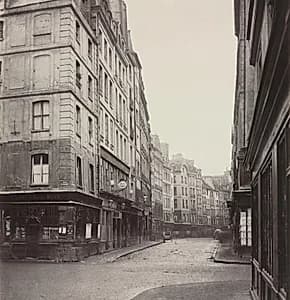 Rue de la Ferronnerie by Charles Marville (French, 1813–1879)