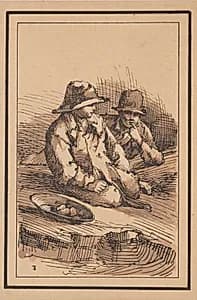 Rustic Figures: Two Boys by Thomas Barker (British, 1769–1847)