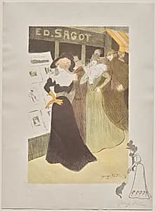 Sagot's Gallery by Georges Alfred Bottini (French, 1874–1907)