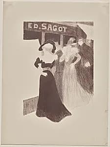 Sagot's Gallery by Georges Alfred Bottini (French, 1874–1907)