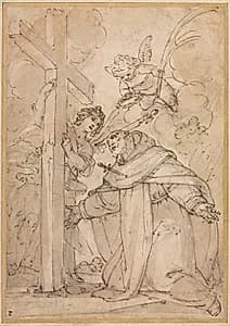 Saint Peter Martyr by Giovanni Battista Paggi (Italian, 1554–1627)