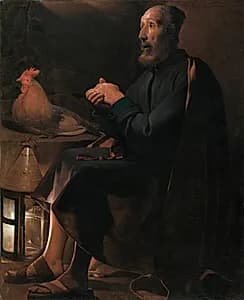 Saint Peter Repentant by Georges de La Tour (French, 1593–1652)