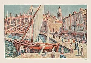 Saint-Tropez by Maximilien Luce (French, 1858–1941)